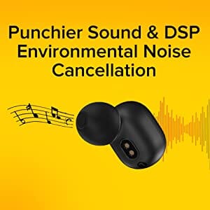 Xiaomi Redmi Earbuds Basic 2, Kabellose Bluetooth 5.0 Kopfhörer mit Mikrofon Freisprecher - AI Control schwarz